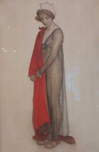 Larsson, Carl (1853-1919): Rouge et noir (1906)