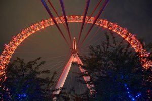 The London Eye at night