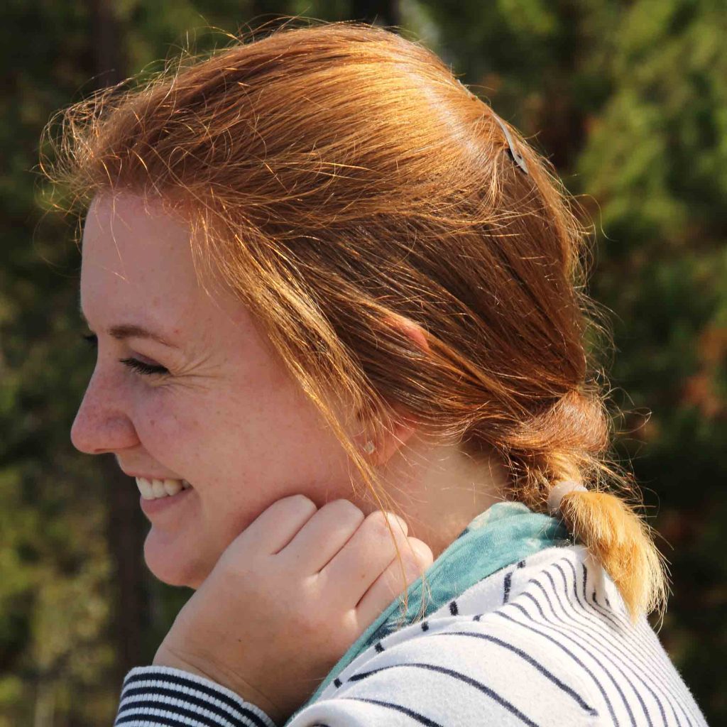 junge Frau aus England